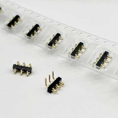 เครื่องเชื่อมปิ๊นปิ๊นแบบ 2.54mm Dip Type 3pin H1.5mm โปโก้ปิ๊นสําหรับเครื่องเชื่อมปิ๊นสปริง