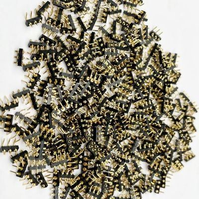 เครื่องเชื่อมปิ๊นปิ๊นแบบ 2.54mm Dip Type 3pin H1.5mm โปโก้ปิ๊นสําหรับเครื่องเชื่อมปิ๊นสปริง