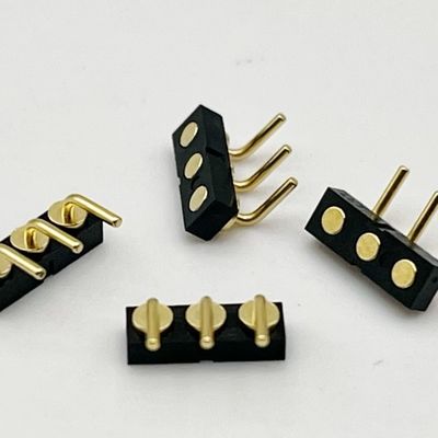 3p 2.54 มิลลิเมตร สปริงชาร์ด หญิงลูกบอล Plunger แม็กเนติก Pogo Pin Connector
