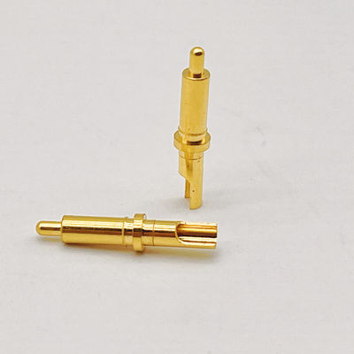 คอนเนกเตอร์ปิ้นโปโก้กระแสสูง DC 12V วัสดุบ้านผสมซีนก์ที่บรรจุด้วยสปริง