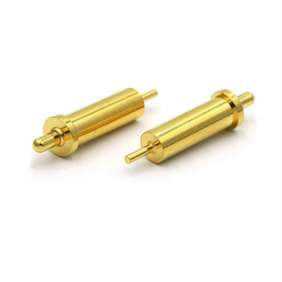 การเชื่อมต่อปิ้น Pogo ไฮคอร์นต์แบบกําหนดเอง เพศชาย ทอง Plated Smart Loaded Contact