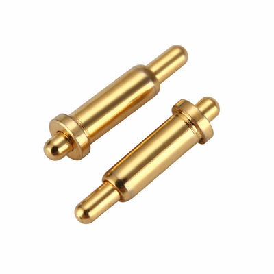 การเชื่อมต่อปิ้น Pogo ไฮคอร์นต์แบบกําหนดเอง เพศชาย ทอง Plated Smart Loaded Contact