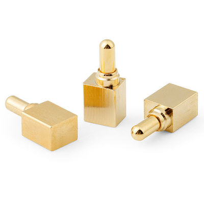 สติ๊กเกอร์ด้านข้าง Pogo Pin ประเภท SMT แบบทองเคลือบสําหรับ 2.00 มิลลิเมตร