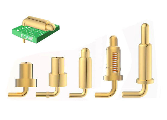 ประเภทการบิดแบบกําหนดเอง สปริง Pogo pin สําหรับ 2.54mm Pogo Pin Connectors