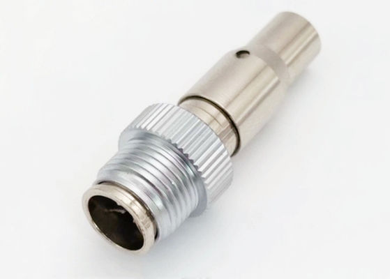 M12 8Pin X-Code Circular Connector Plug Shield หลังสกรูพานิลการติดตั้ง PG9 สําหรับสัญญาณติดตาม Cat6a Ethernet