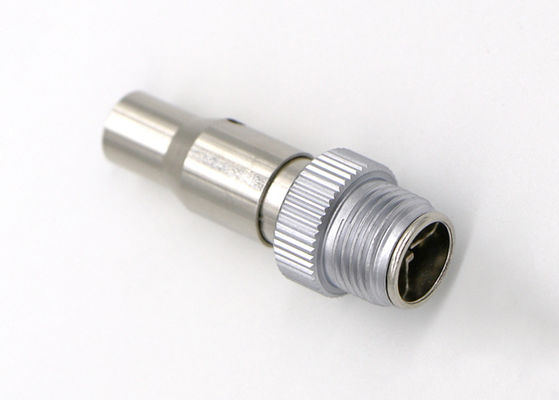 M12 8Pin X-Code Circular Connector Plug Shield หลังสกรูพานิลการติดตั้ง PG9 สําหรับสัญญาณติดตาม Cat6a Ethernet