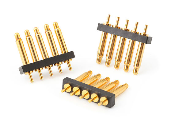 2.54mm 5pins โปโก้ Pin Connector Dip ประเภทสําหรับสปริง Pin Connector