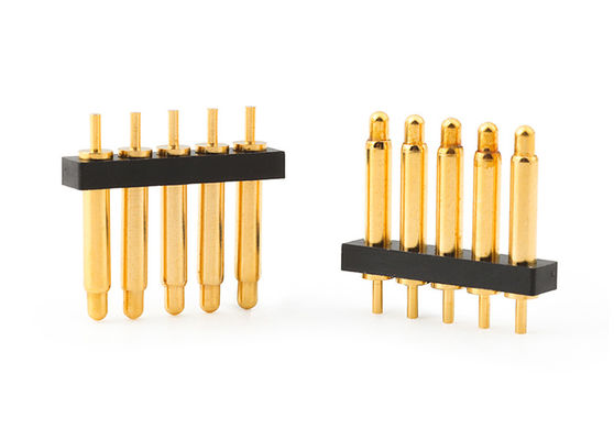 2.54mm 5pins โปโก้ Pin Connector Dip ประเภทสําหรับสปริง Pin Connector