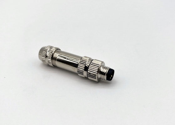 M8 IP67 เครื่องเชื่อมวงกลม ชาย ปรางพหลก 3 4 5 6 8 สายเชื่อมประเภทการประกอบ Pin