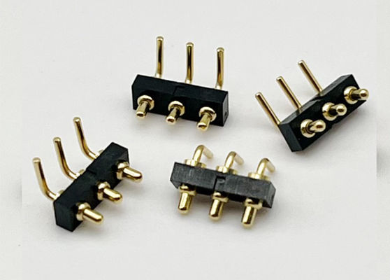 เครื่องเชื่อมปิ๊นปิ๊นแบบ 2.54mm Dip Type 3pin H1.5mm โปโก้ปิ๊นสําหรับเครื่องเชื่อมปิ๊นสปริง