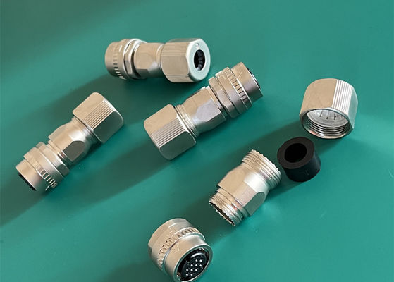 2 ปิน 10 ปิน สายวงกลมเชื่อม Servo Encoder ชาย Soldering จบ