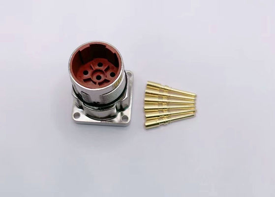 M23 Power Circular Wire Connector 6 Pin Servo Encoder เพศหญิง เพศชาย เครื่องสับสาย