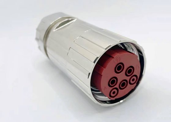 เครื่องเชื่อมพลังงานแบบวงกลม M40 6 Pin Servo Encoder สับสายสับสับสับสับ