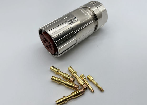 เครื่องเชื่อมพลังงานแบบวงกลม M40 6 Pin Servo Encoder สับสายสับสับสับสับ