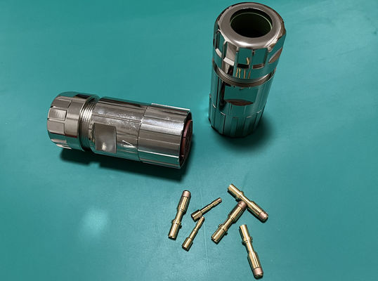 เครื่องเชื่อมพลังงานแบบวงกลม M40 6 Pin Servo Encoder สับสายสับสับสับสับ