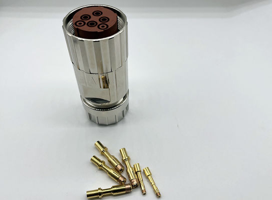 เครื่องเชื่อมพลังงานแบบวงกลม M40 6 Pin Servo Encoder สับสายสับสับสับสับ