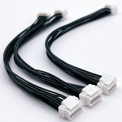 OEM ODM Wire Harness Assembly 1.5mm Pitch 12 Pin ผู้ชาย ผู้หญิงพหลกเชื่อม