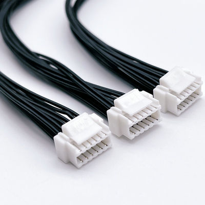 OEM ODM Wire Harness Assembly 1.5mm Pitch 12 Pin ผู้ชาย ผู้หญิงพหลกเชื่อม