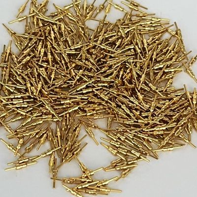 CNC เครื่องติดต่อ Pin ทองแดง Fitting ทองแดง Plug Pin ไฟฟ้ารอบ Pin 10.0mm