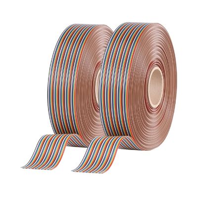 8Pin - 64Pin Customized Flat Rainbow Cable Pitch 1.27 มิลลิเมตร สายเทียมสายเทียมสายเทียมสายเทียมสายเทียมสายเทียมสายเทียมสายเทียมสายเทียมสายเทียมสายเทียมสายเทียมสายเทียมสายเทียม