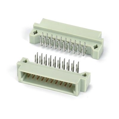 DIN 41612 เครื่องเชื่อม 2 แถว 10 ปิน ปินหญิงตรงผ่านรู 2x5 Pitch 2.54mm DIP