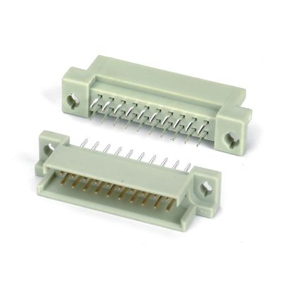 DIN 41612 เครื่องเชื่อม 2 แถว 10 ปิน ปินหญิงตรงผ่านรู 2x5 Pitch 2.54mm DIP