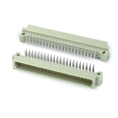 DIN 41612 เครื่องเชื่อม 2 แถว 10 ปิน ปินหญิงตรงผ่านรู 2x5 Pitch 2.54mm DIP