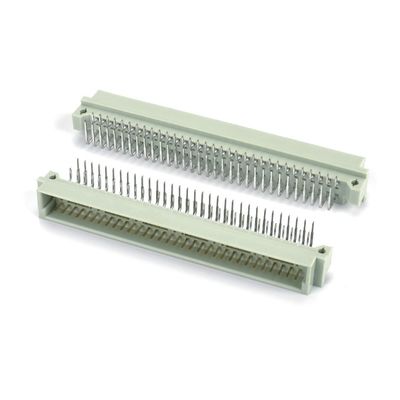 DIN 41612 เครื่องเชื่อม 2 แถว 10 ปิน ปินหญิงตรงผ่านรู 2x5 Pitch 2.54mm DIP
