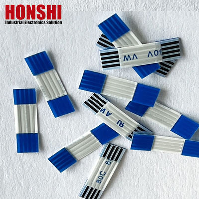 เครื่องเชื่อม Flat Flex AWM 20624 0.5mm Pitch 4 Pin Flexible Flat Ribbon Cable ประกอบการ