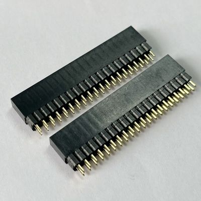2.54mm Pitch Dual Row H8.5mm Board To Board Connector เครื่องเชื่อมหัวสปินหญิง