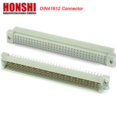 5.08mm DIN 41612 เครื่องเชื่อม 2 แถว 15P เพศหญิง ประเภทพลังงาน PCB สูง เพศหญิง 7+8 P 15Pin