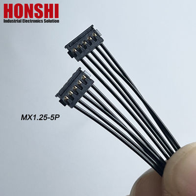 สายแบตเตอรี่ MOLEX 78172 สายไฟฟ้าปลายสอง 5P MX1.2 สีดํา