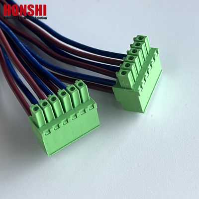3.5 มม หญิง Pluggable ปลายบล็อก สายและสายไฟฟ้าการประกอบ