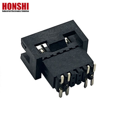1.27mm Pitch H5.7mm SMT ทองแดง Plated Male Box Header เครื่องเชื่อม PCB