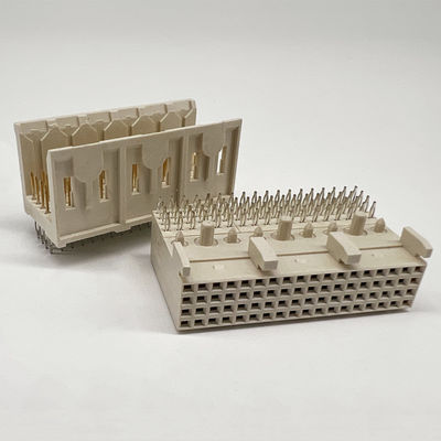 เครื่องเชื่อมเมตรแข็ง 2.0mm 24pin 48pin 72pin 96pin เครื่องเชื่อมแบบ DIN41612 Euro