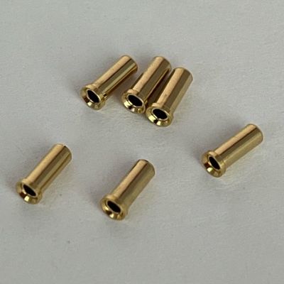 2.32 มิลลิเมตร สายประสานวงกลม ติดต่อ Crimp หญิง ทองแดง Pin สายประสาน Plated