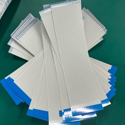 2.54mm 20 Pin FFC Flat Cable Custom Awm 20624 80c 60v Vw-1 10pin 20pin 30pin FFC FPC Cable สายไฟฟ้าออนไลน์