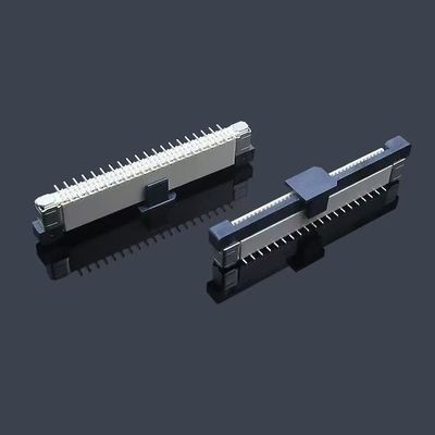 ย้อนหลัง Flip หน้า SMT ZIF Flip FPC Connector 4-60 พิน FPC/FFC 0.3/0.5/1.0 มม Pitch FPC Connectors