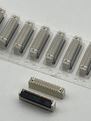 Fpc เครื่องเชื่อม backflip ด้านล่างติดต่อ zif smd ประเภท fpc ffc เครื่องเชื่อม soket 0.5 pitch