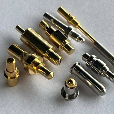 สีทอง SMT Pogo Pin สําหรับประเภทการเชื่อมไฟฟ้า