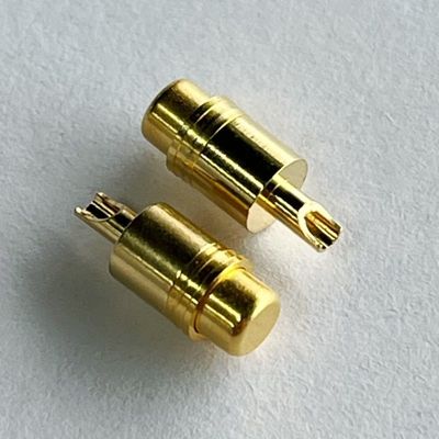 สีทอง SMT Pogo Pin สําหรับประเภทการเชื่อมไฟฟ้า