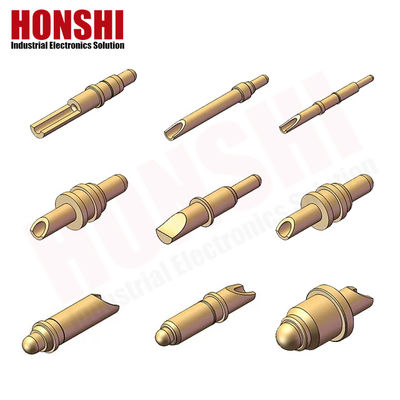 ปัจจุบันที่สูง 3A 5A 10A ผสมช้อนถ้วยสปริง Pogo Pin ปรับปรุงสํารวจการทดสอบสําหรับความต้องการผสม