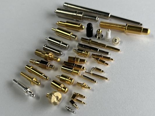 ขั้วต่อ Pogo แม่เหล็กแบบสปริงโหลด SMT SMD ที่ปรับแต่งได้ 2 4 5 6 8 10MM พร้อมสปริง C6801 SUS304