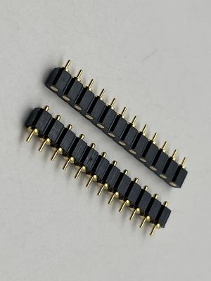 SMT Type Pogo Pin Docking Connector 4pin 10pin 12pin สปริงโหลดติดต่อกับความทนทานสูงและความทนทานต่อหมอกเกลือ