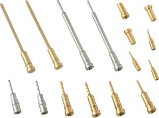ชิ้นส่วนกลึงละเอียด ขั้วต่อทองแดง การผลิตพิน เครื่องกลึงทองเหลือง CNC POM Machining Pin Part