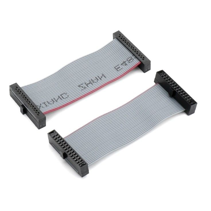 1.27mm Pitch Ribbon Flat Cable Assembly Ribbon IDC Connector Cable 20 Pin Wire Harness สายไฟฟ้าที่ติดต่อกับสายไฟฟ้า