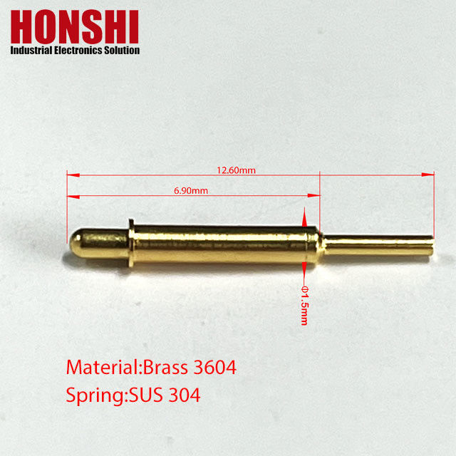 สปริงฟอร์ส โปโก้ พิน คอนเนคเตอร์ด้วยความสูงในการทํางาน 4.9 มม ดิป ประเภท โปโก้ พิน