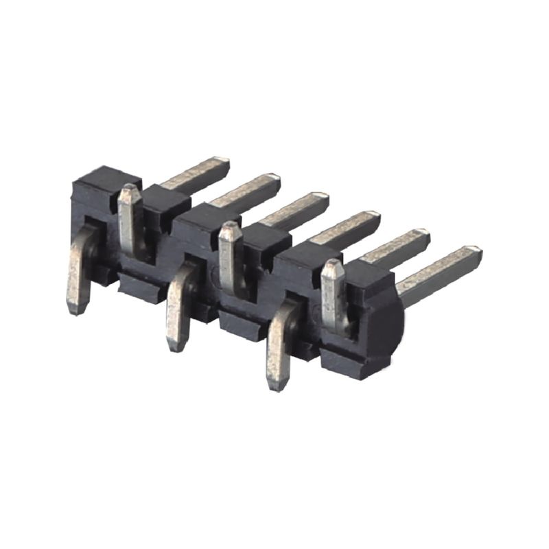 3.96 มิลลิเมตร Plated ทอง PCB Pin Header Connector สายเดียว SMT ประเภท 2 - 20 Pin H3.2 มิลลิเมตร