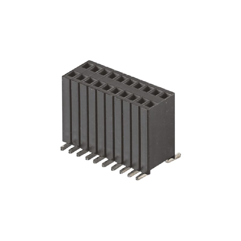 1.27x2.54mm H8.5mm ผู้หญิง Board To Board เครื่องเชื่อมพลังงาน SMT ประเภท 100 pin Connector