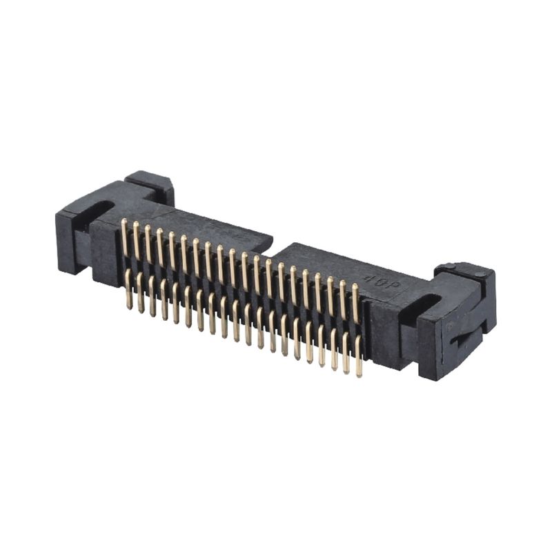 1.27mm Pitch Wire To Board Connector SMT PCB ประเภท 6-100 ปิน ล็อคเฮดเตอร์ Connector